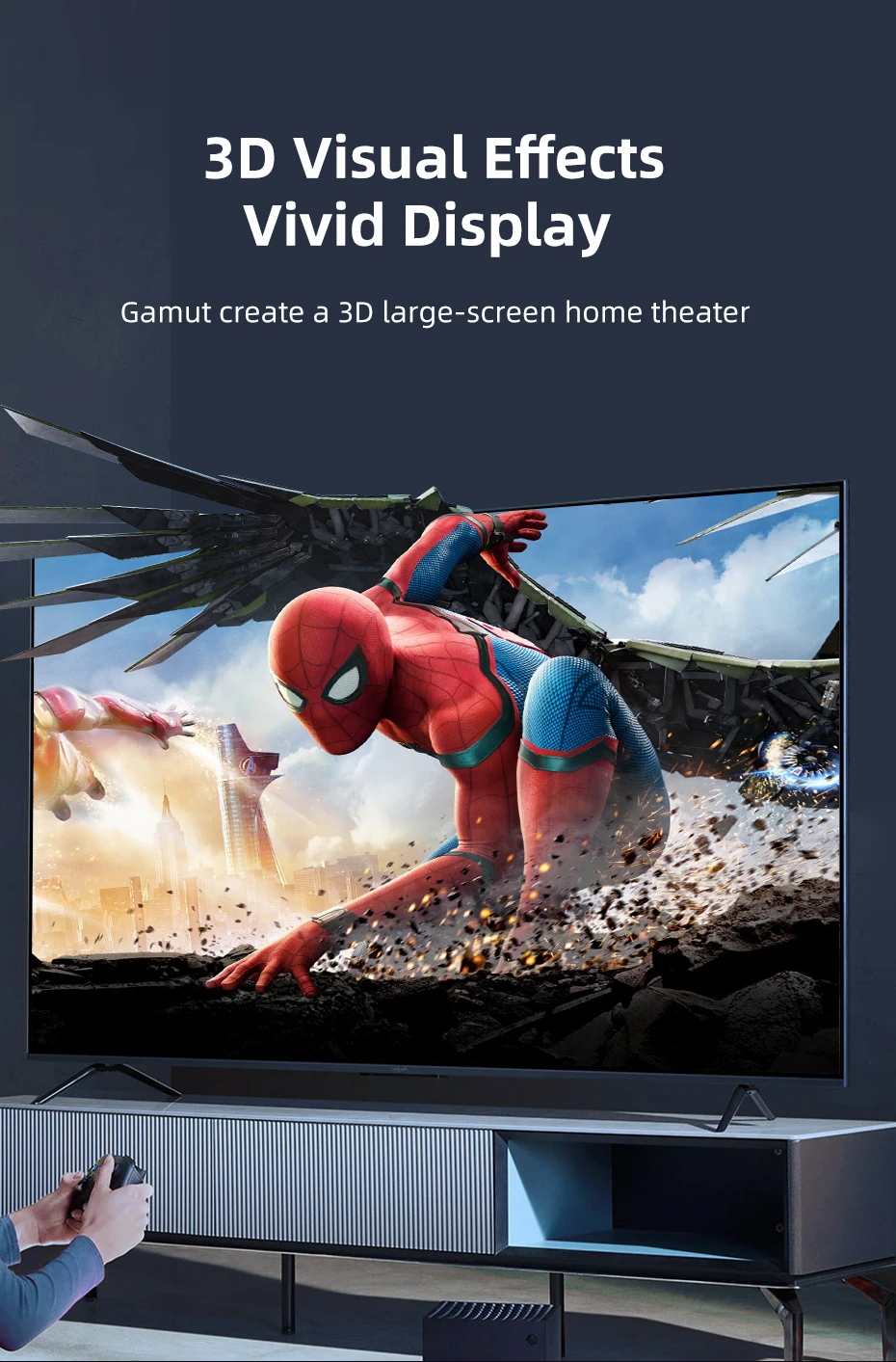 CABLETIME 4K 60Hz USB-C zu HDMI Thunderbolt 3 Typ-C HDMI-Kabel für Samsung Huawei MacBook Pro Air iPhone 17 16 C zu HDMI – Detail 7