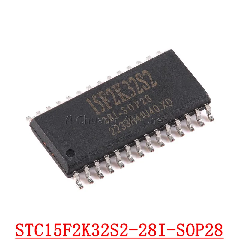 

10Pieces New Original STC15F2K32S2-28I-SOP28 Enhanced 1T8051 Single-Chip Microcontroller MCU