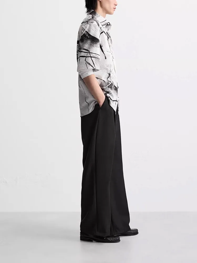 

Свободные повседневные мужские пузырьки irt ort Sve с модным принтом, летние, Новое поступление, легкие, удобные, дышащие