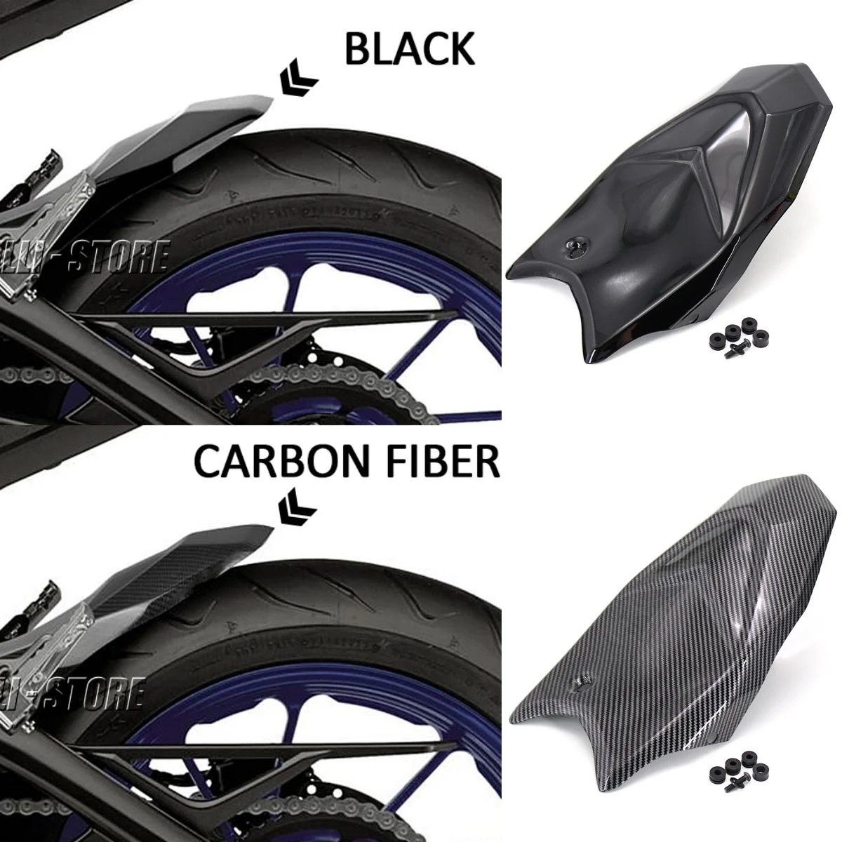

Заднее крыло мотоцикла из углеродного волокна, брызговик для Yamaha XSR900 2013-2021, легкий брызговик, аксессуары для мотоциклов
