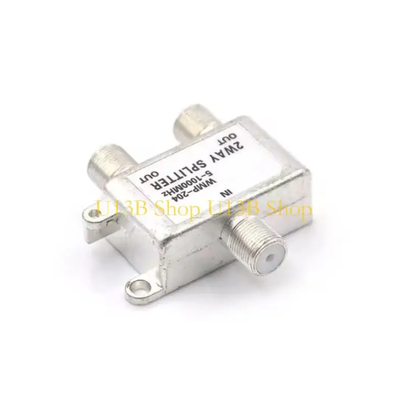 U13B Broadband Coaxials Splitter 5-1000MHz Ranges For Digital Analog Signals