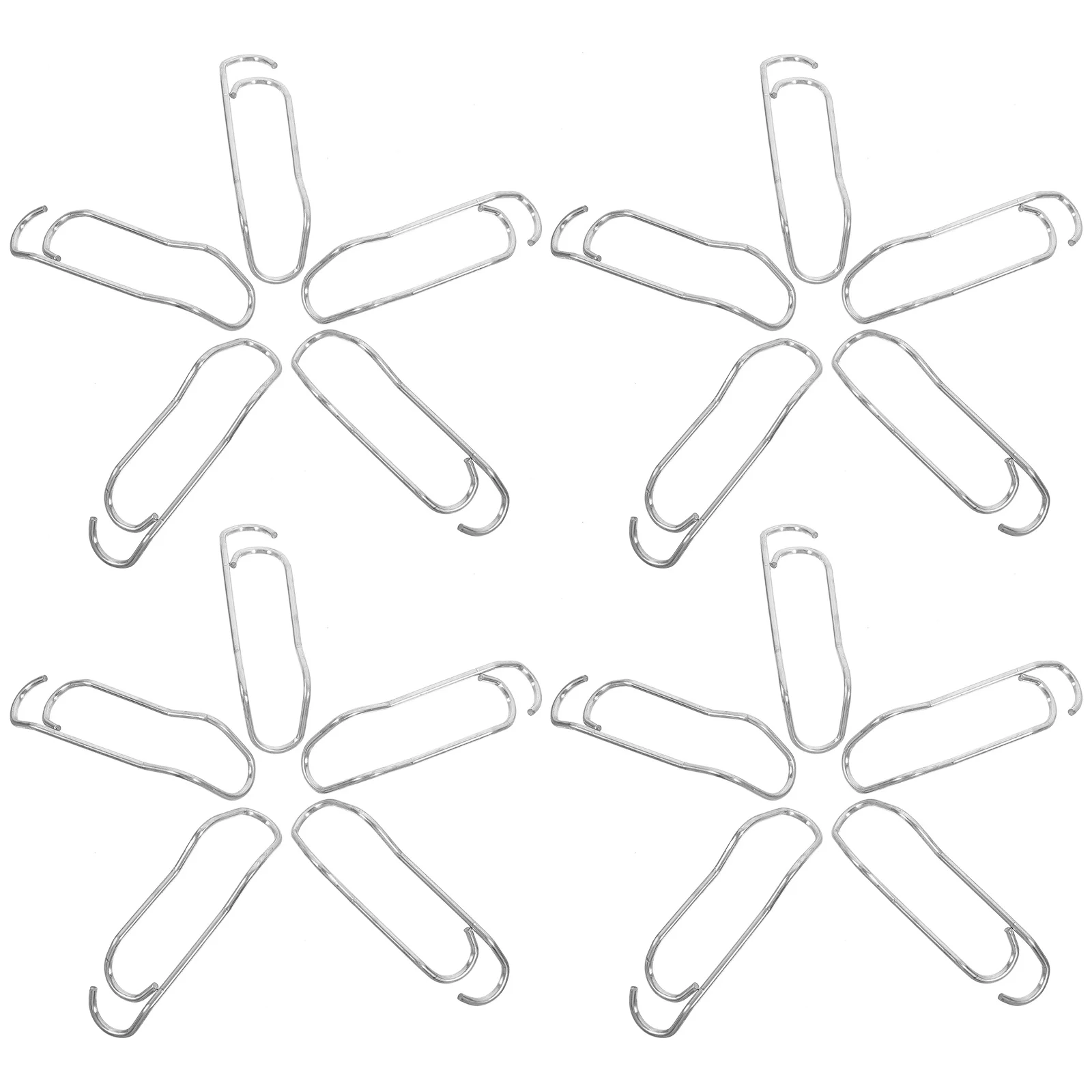 

50 Pcs Garden Trellis Fixing Buckles Steel Wire Clips for Plants Support Fence Accessories 8mm Gardening Hardware
