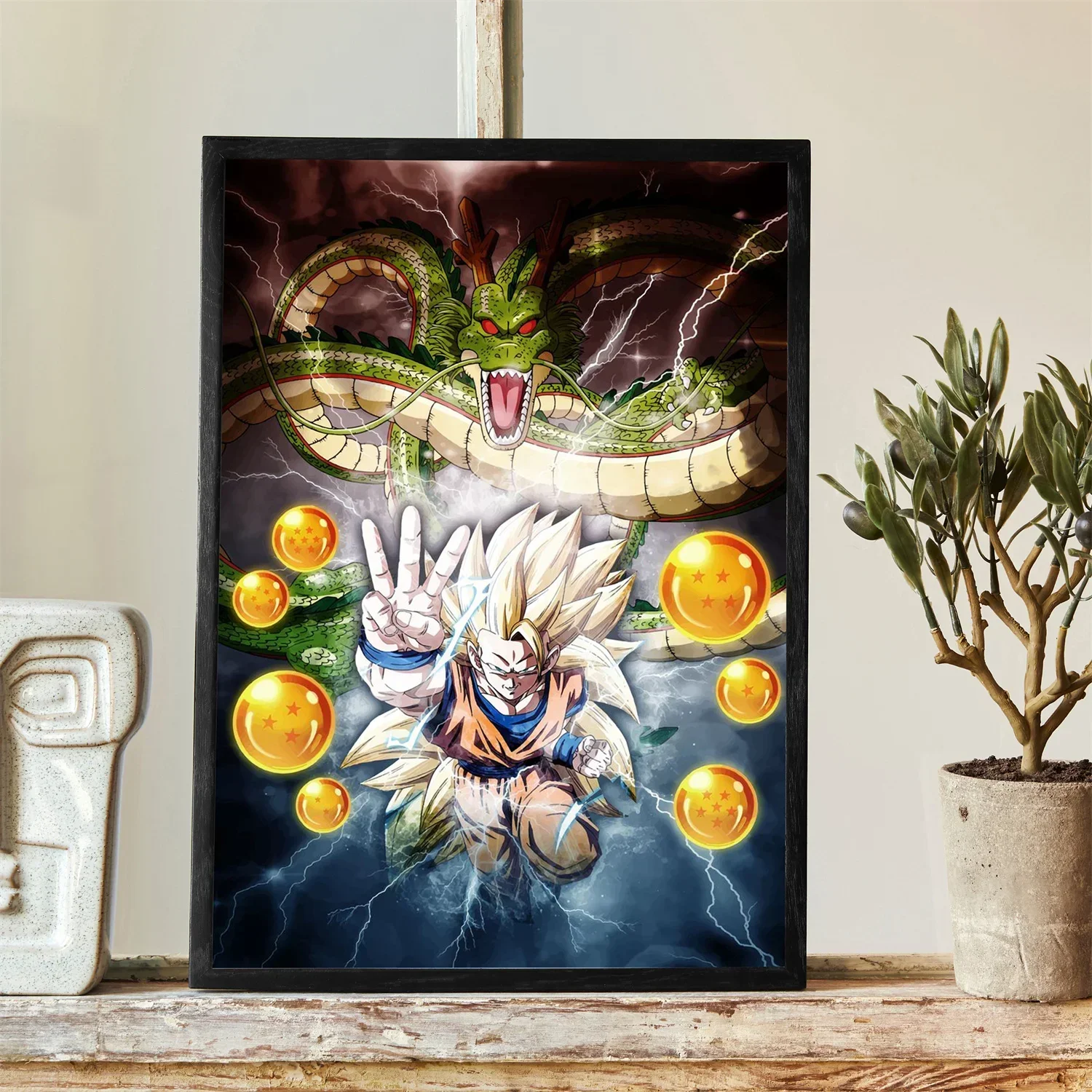 Affiches sur toile Dragon Ball Son Goten, peinture murale esthétique, autocollants d'art mural, décor rétro, chambre Son Goten, classique, 73