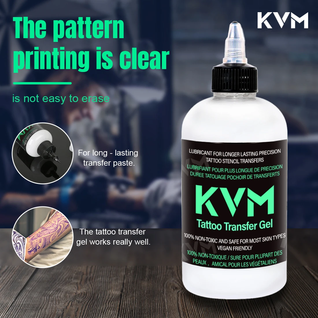 KVM 30/125/250ML Stencil Stuff Tattoo Stencil Transfer Gel Thermal Copier Tattoo Transfer Material Transfer Tattoo Accessories