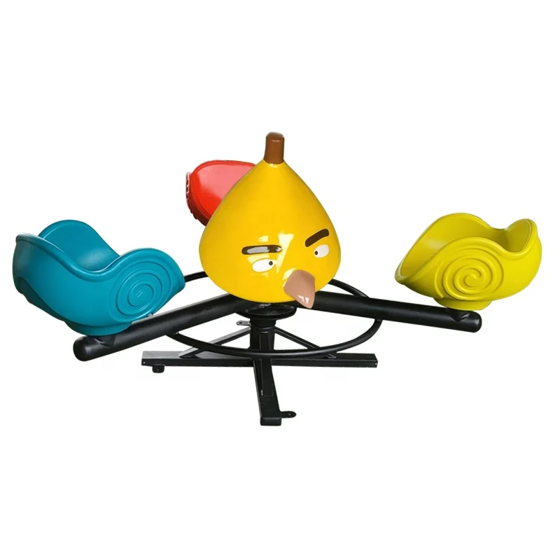 

Производители высококачественных детских каруселей в форме мультяшных персонажей, интересных детских вращающихся кресел и уличного игрового оборудования.