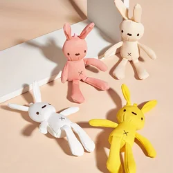 A random color Easter cartoon rabbit pet plush toy with dogs, cats interactive play Valentine's Day, party birthday gifts