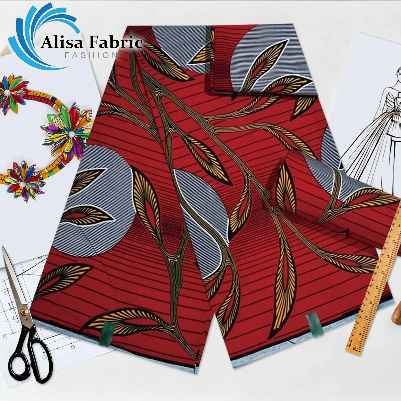 

2025 African cotton fabric 6yards veritable guaranteed nigerian fabric for party dresses