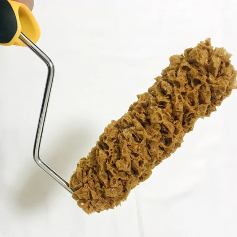 6 Inch Sea Sponge Paint Roller Art Paint Roller Brush Wall Texture Decorating Tool - view 6