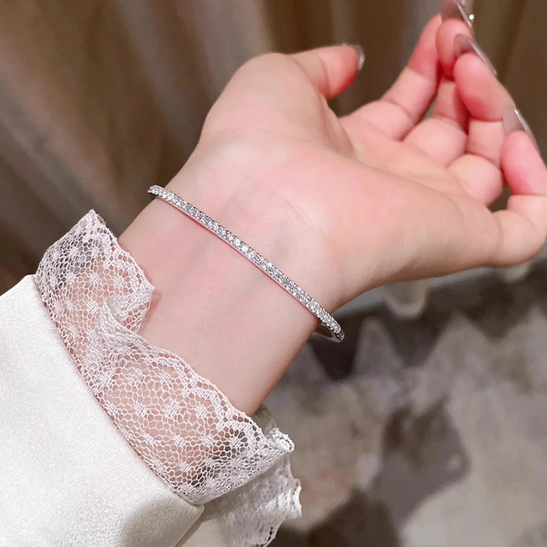 Thumbnail 3 - #2 Cheap Moissanite Tennis Bracelets Worth Buying