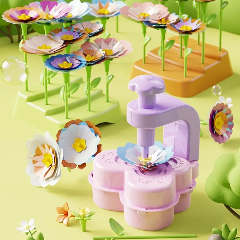 Juguetes de ramos de flores de tela DIY, ramos de flores de juguete para niñas, Kit de manualidades para hacer flores DIY, regalos educativos para niños