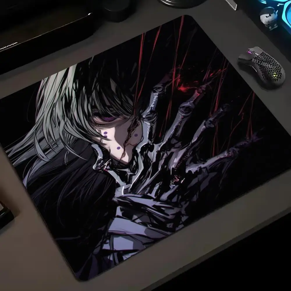 Dark Fragmented Male Mouse Pad 400x450 Textured Cloth Gaming Mouse Pad - Premium Non-Slip Control Surface for Precision Tracking