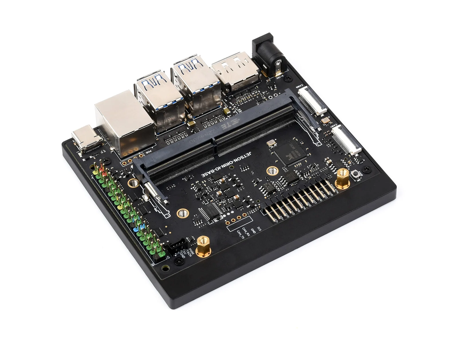 AvaCoreWaveshare Jetson Orin Nano/NX Development Board Based On Jetson Orin Nano And Jetson Orin NX Module, 5× USB Ports