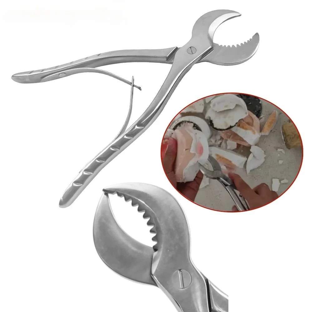 

NIGF Gypsum Scissors for Dentistry, Large and Small Stainless Steel Clamps, Gypsum Pliers, Laboratory Instrument Tools, 1 Piece