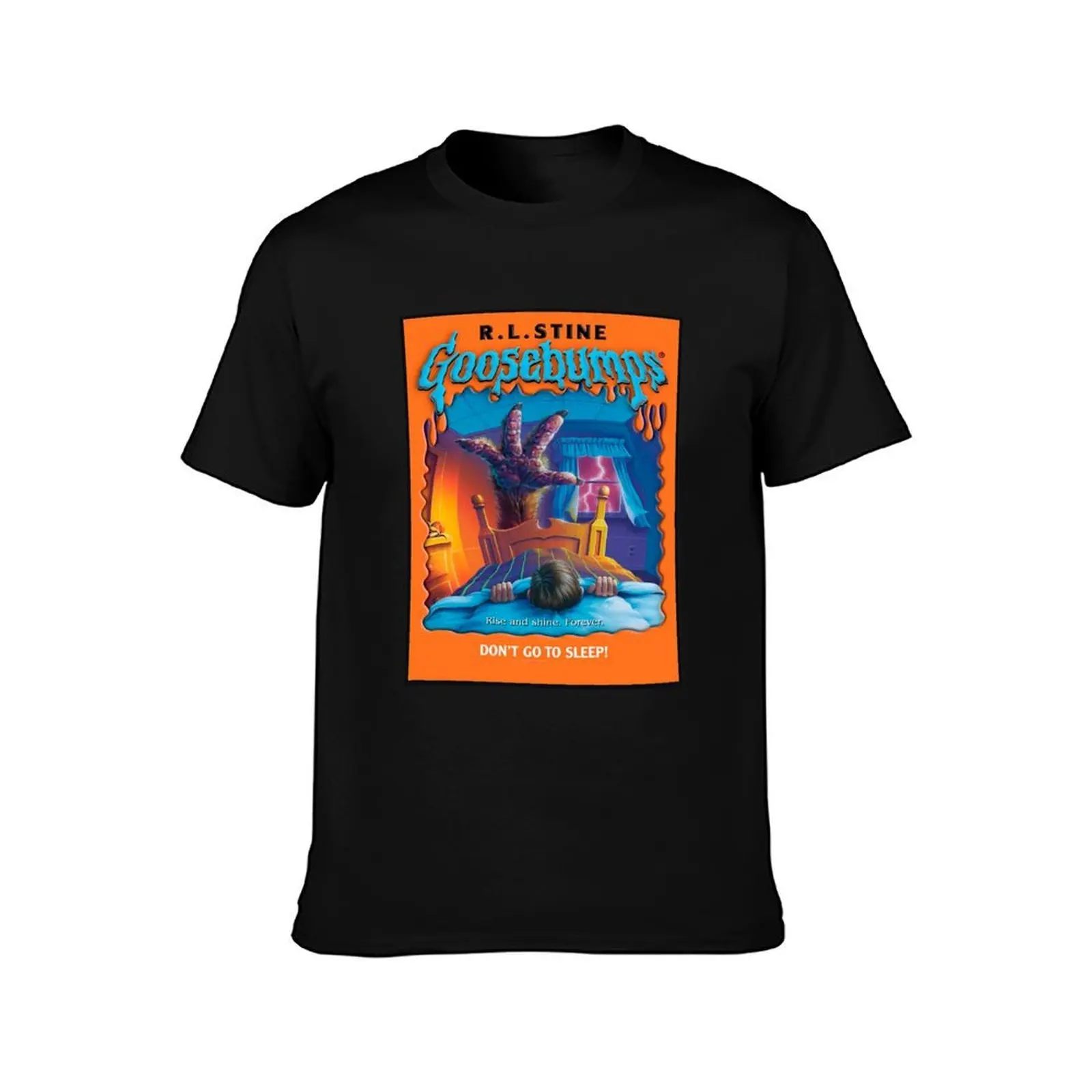 Goosebumps classic gifts T-Shirt, Summer Casual Cotton Tee, Oversized Streetwear Tops, Vintage Graphic Print, Unisex Men Women