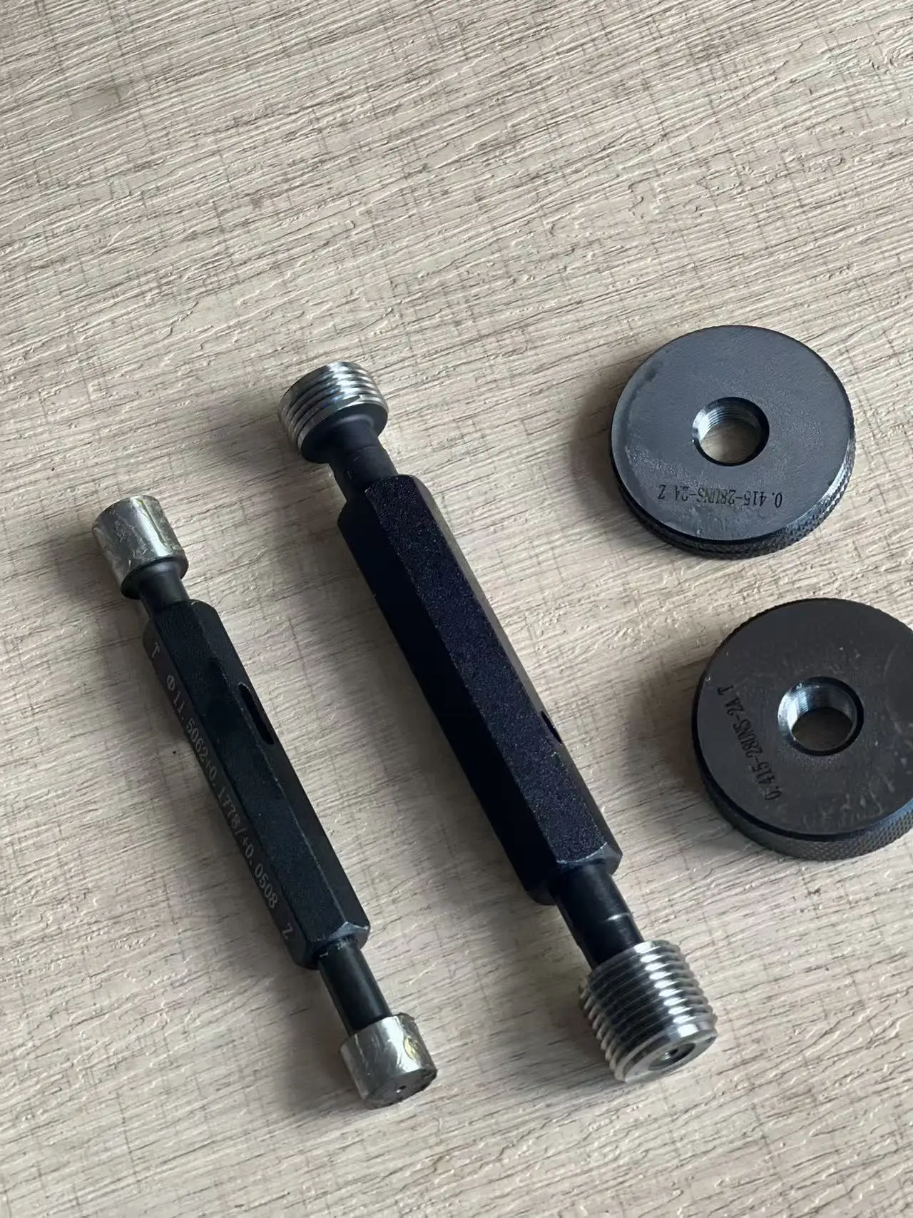 Metric thread ring gauge M23/M24/M25/M26 6g/6h accuracypass through a set GO AND NOGO