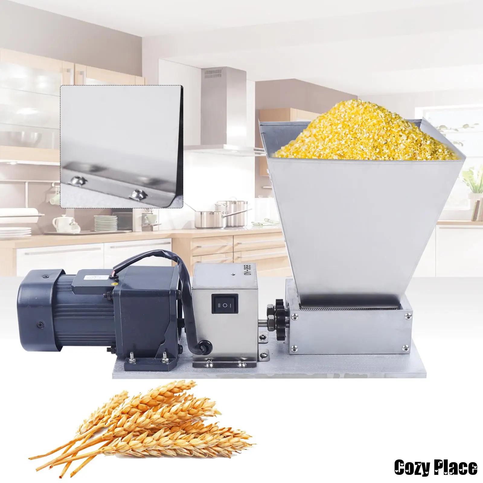 Electric Grain Mill Dry Food Grinder Cereals Crusher Rice Corn Grain Coffee Wheat Home Appliance