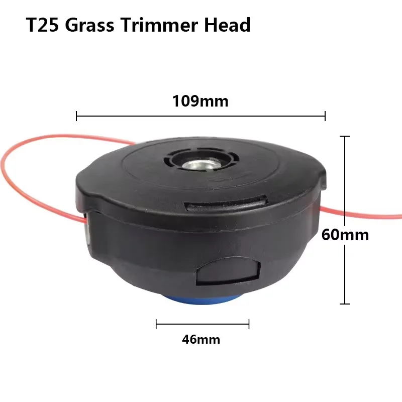 CMCP T25/T35 Grass Trimmer Head With Nylon Line String Trimmer Brush Cutter For Husqvarna Lawn Mower Garden Tool Accessories