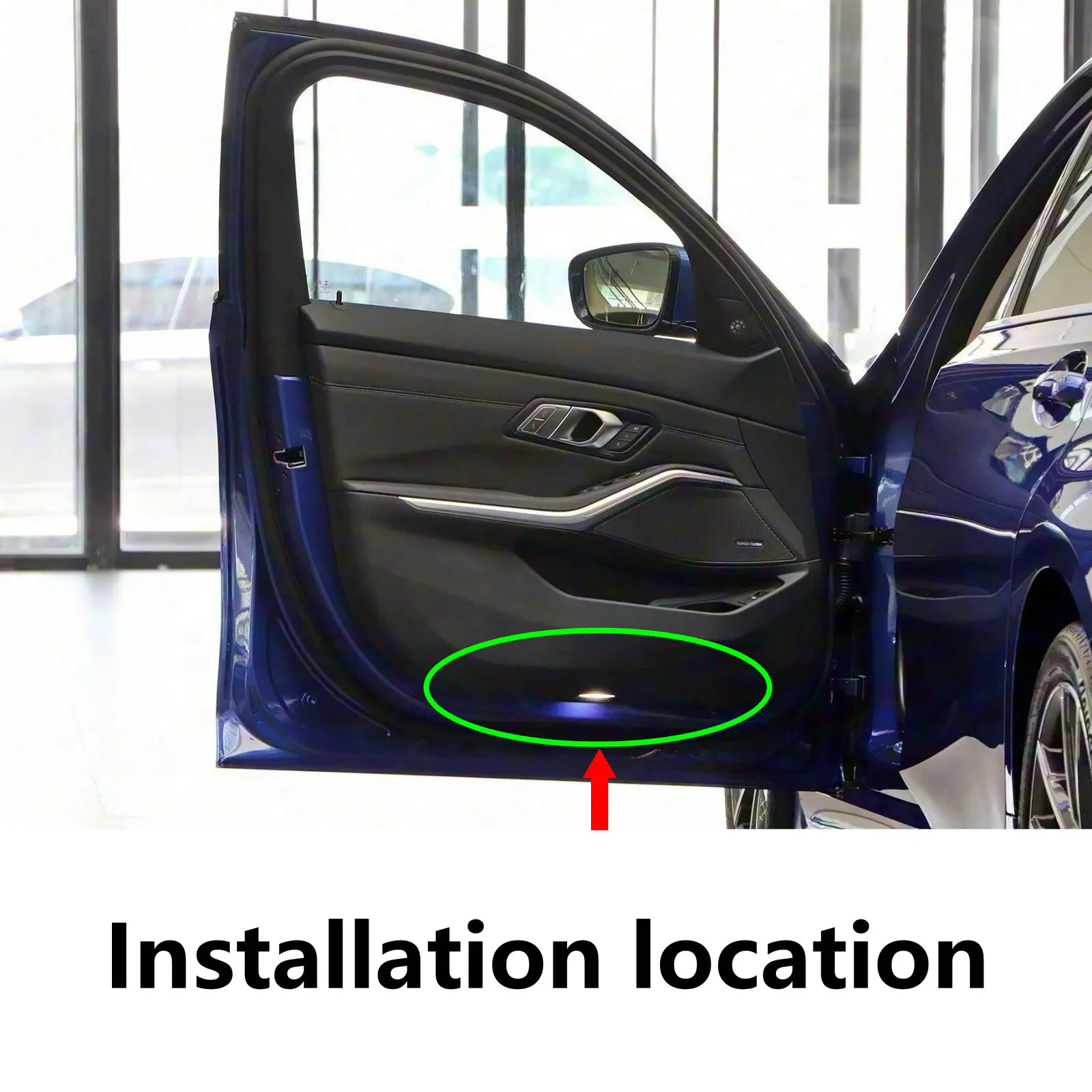 HD U11 U12 F40 F44 G21 G22 G20 G23 G26 G29 G28 For BMW X1 IX1 1 3 2 4 Z Series Accessories LED Car Door Projector Welcome Light