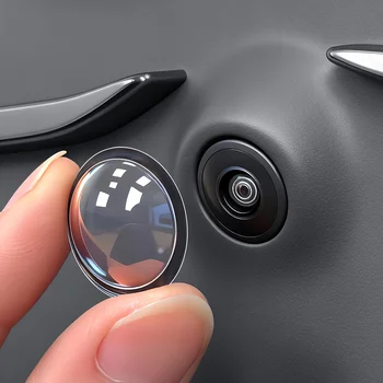 2/4pcs Car Camera Lens Protective Cover 360 Panoramic Reversing Camera Lens Guards HD Scratch Resistant Modification Accessory 1
