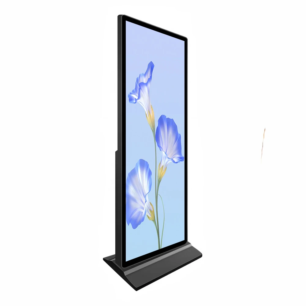 

Floor Standing 75 85 Inch Indoor Full Screen Vertical Digital Signage Android Os Non Touch Lcd Advertising Totem Display Kiosk