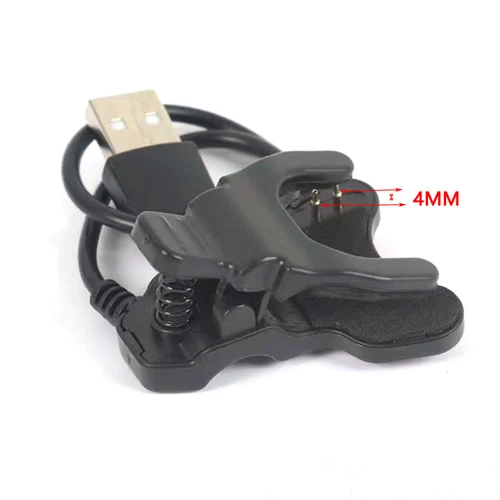 Imagen 2 del producto Cargador Universal para reloj inteligente, Cable de carga USB, 2 pines, 4 pines, 3/4/8mm, Clip para pulsera inteligente, 2/4 Pines, para TW64, TW68, 1 unidad