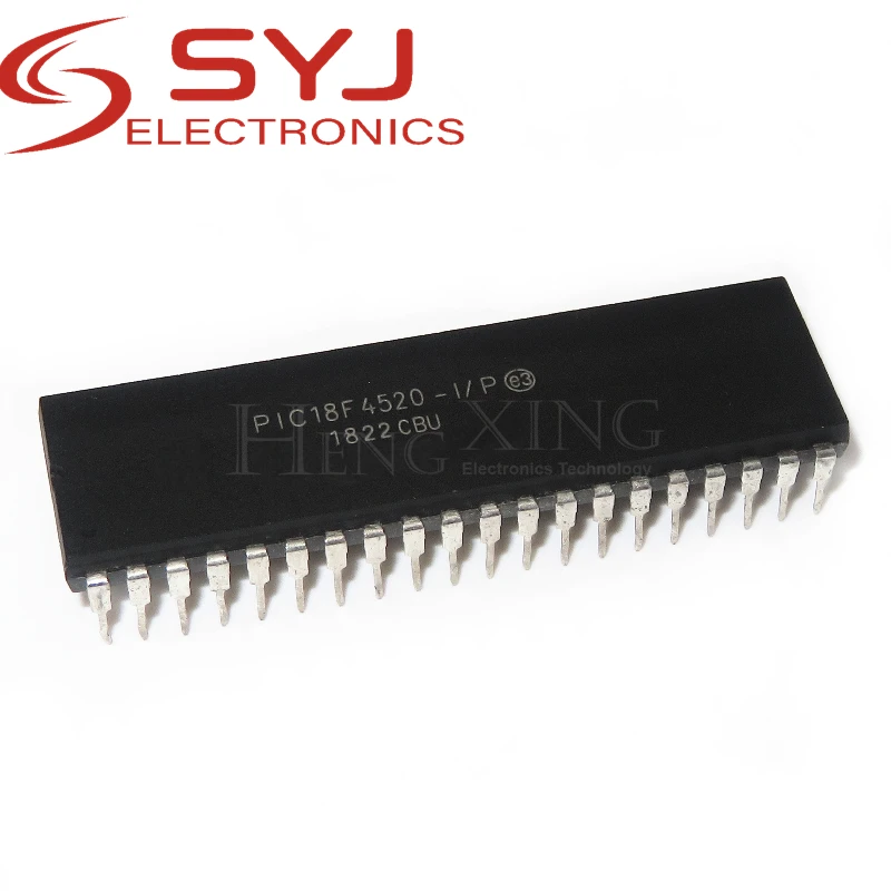 1pcs/lot PIC18F4520-I/P PIC18F4520 4520 MCU 8BIT 32KB FLASH DIP-40 In Stock