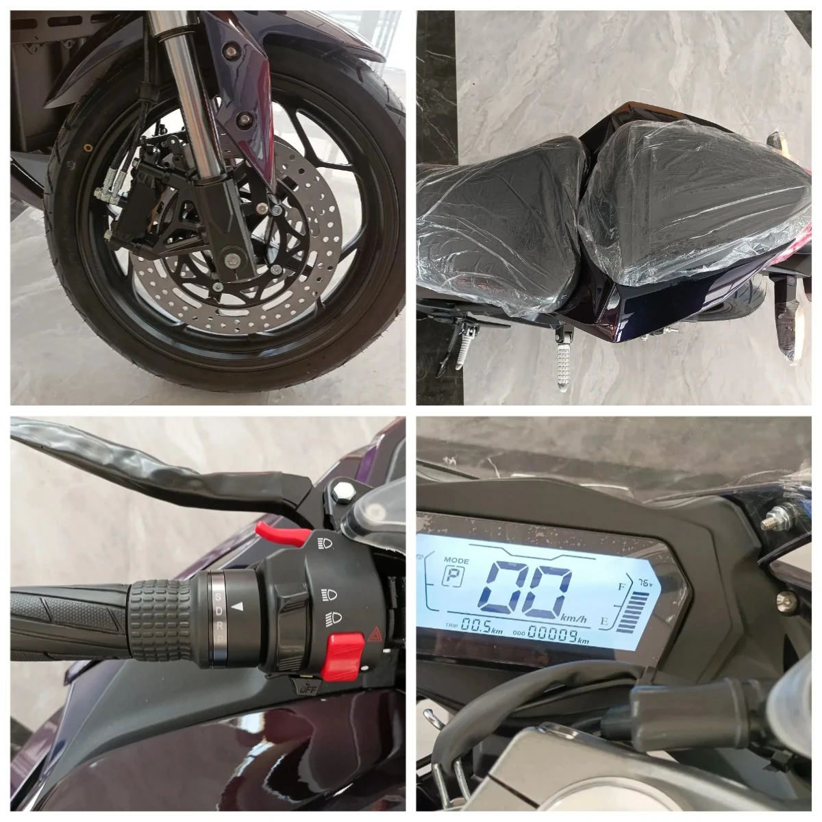 

Two-wheeled electric motorcycle high-speed adult electric bicycle 5000W/8000W/10000W long-distance electric motorcycle