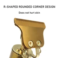 Tondeuse à cheveux professionnelle T9, corps en métal, tondeuse à barbe pour hommes, lame en acier inoxydable, tondeuse à barbe 4
