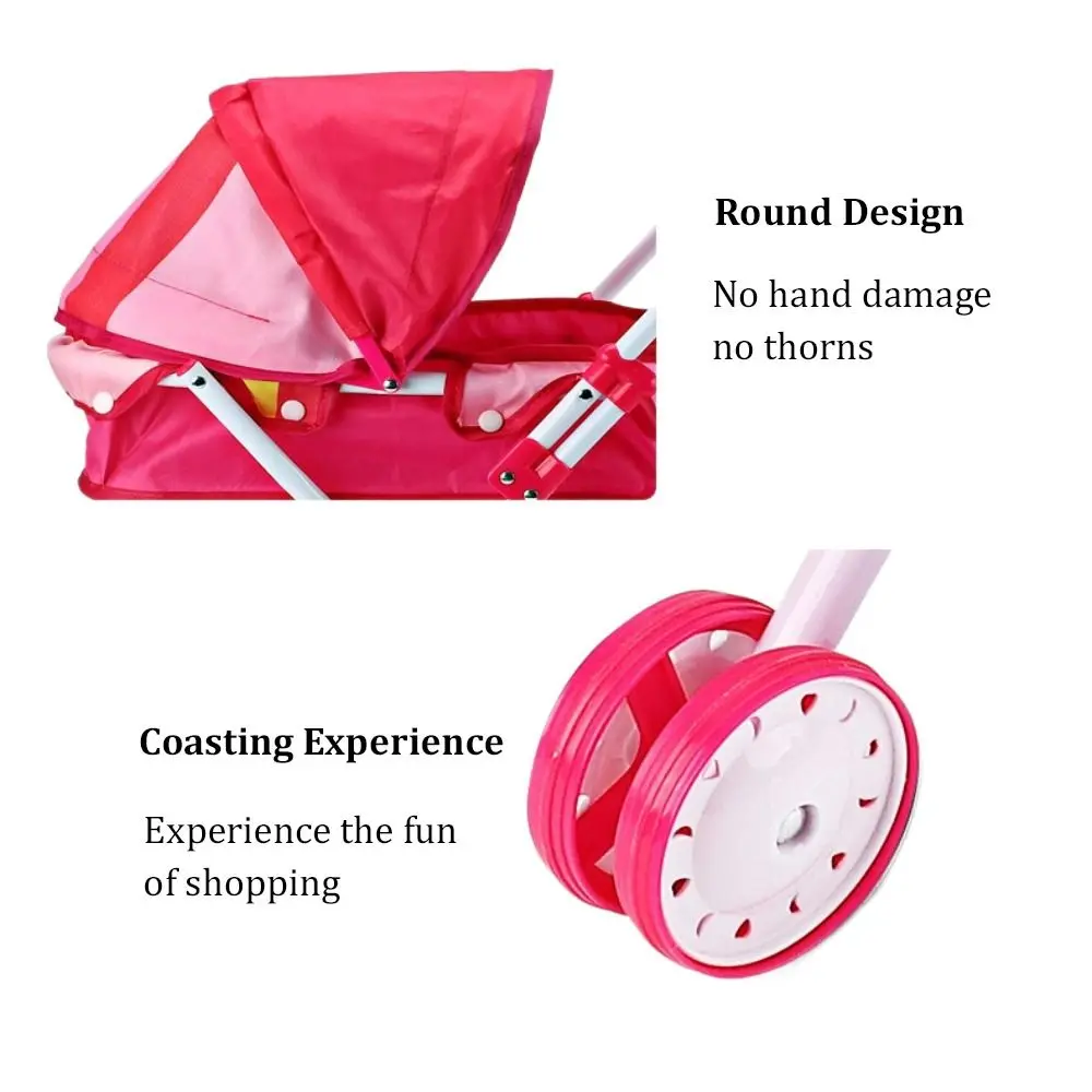 لعبة عربة الأطفال لعربة الأطفال، ملحقات منزل الأطفال، لعبة الأثاث، لعبة اللعب للأطفال الصغار والبنات والأولاد والأطفال #3