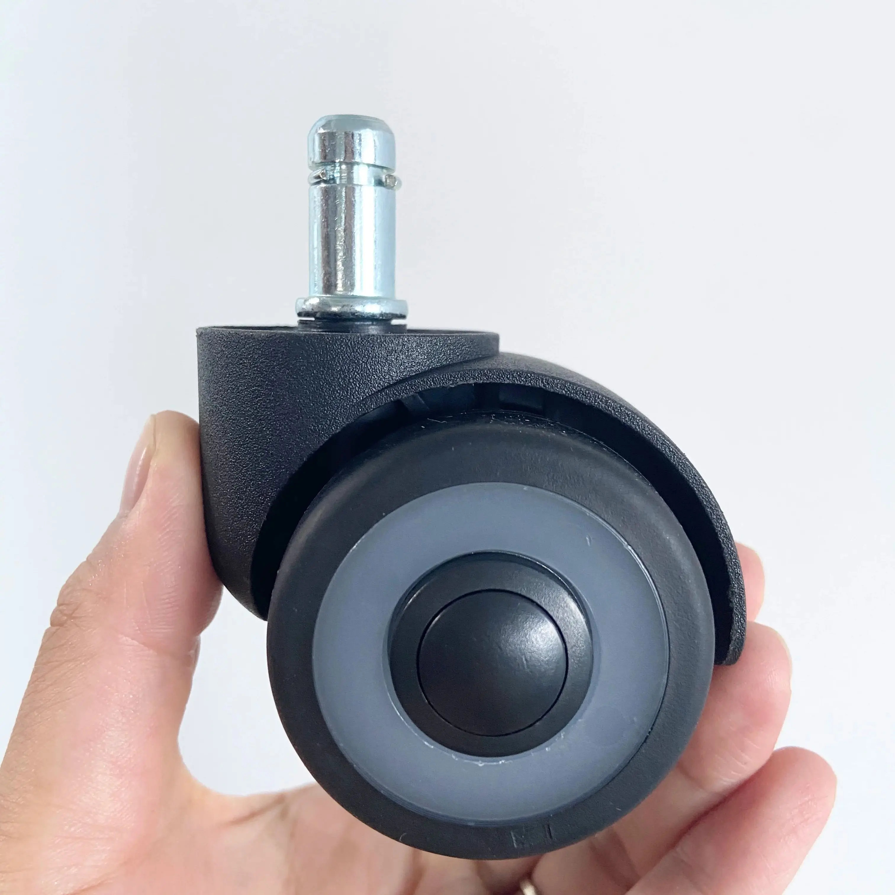 5 Pcs 2-inch 10mm/11mm Tpr Mute Double Caster Furniture Circlip Pulley Office Chair Universal Wheel