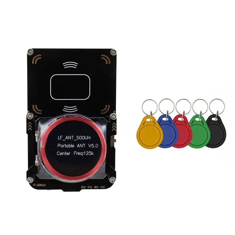 

(Durable) Proxmark3 RFID Card Reader +5XUID Keychain IC/ID Key Writer RFID Duplicator 5.0 Smart Chip Copier Programmer Kit