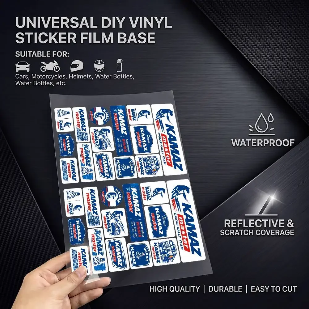 D-dAkAr KAmAz-Z Universal Multi-Purpose Reflective Waterproof Stickers Scratch Conceal Auto Bike Helmet Mug Fridge Decoration view 2