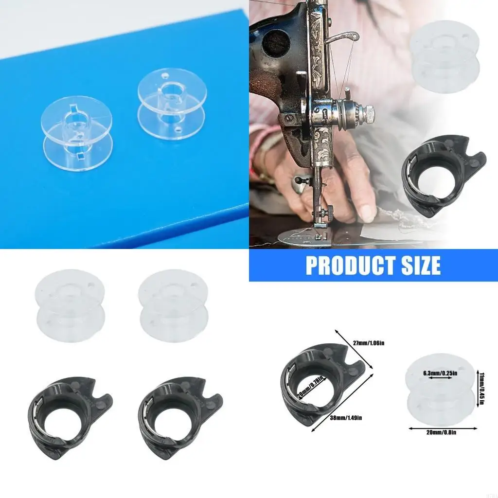 

97BA Sewing Machine Part Sewing Machine Bobbin Case and Sewing Machine Bobbins Set