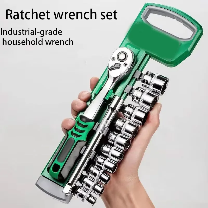 

Diy Tool Spanner Wrench Box Mechanic 1/2" Car Socket 1/4" 3/8" Tools Repair Ratchet Set Hand Garage Workshop Automotive
