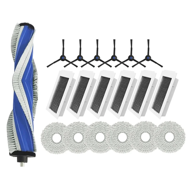 

A17F-19 Pcs For Ecovacs X5 Pro / X5 Omni Sweeping Robot Accessories Main Side Brush Mop Filter Set