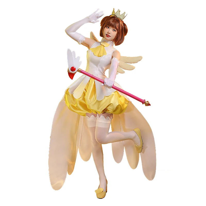 

New Mooyiyi cos Cardcaptor Sakura Cosplay costume Halloween Christmas Role Playing Party Comic S-L SIZE in stock