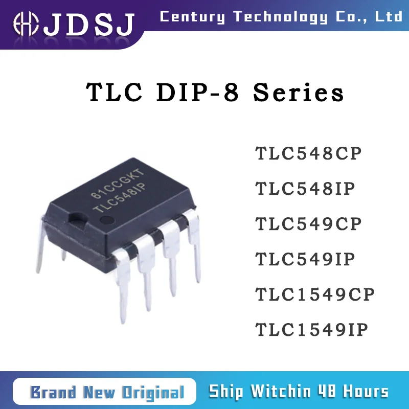 Brand New Original TLC548CP TLC548IP TLC549CP TLC549IP TLC1549CP TLC1549IP DIP-8 IC ADC Chip