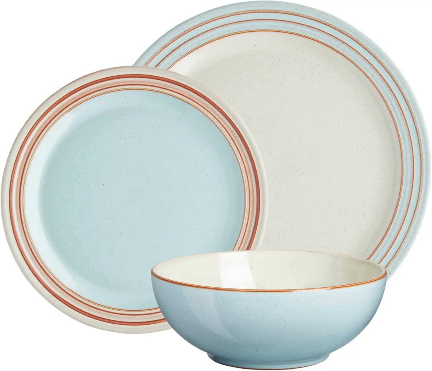 

Heritage Pavilion Blue Dinner Set For 4-12 Piece (Dinner, Salad Plate, Cereal Bowl) Dinnerware Set, One size - Dishwasher Microw