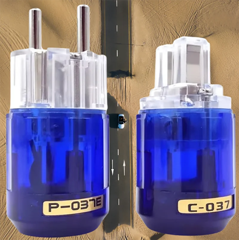 

Oyaide C-037/P-037e Rhodium-Plated EU Schuko Power Plugs & IEC Connectors (5-Pair Audiophile DIY)​
