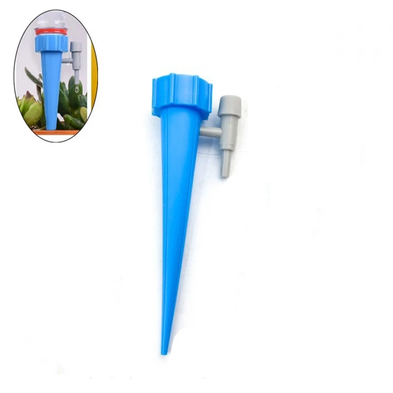 

Automatic Flower Watering Drip Automatic Watering Nail Plastic Adjustable Water Volume for Indoor Outdoor Plants Watering