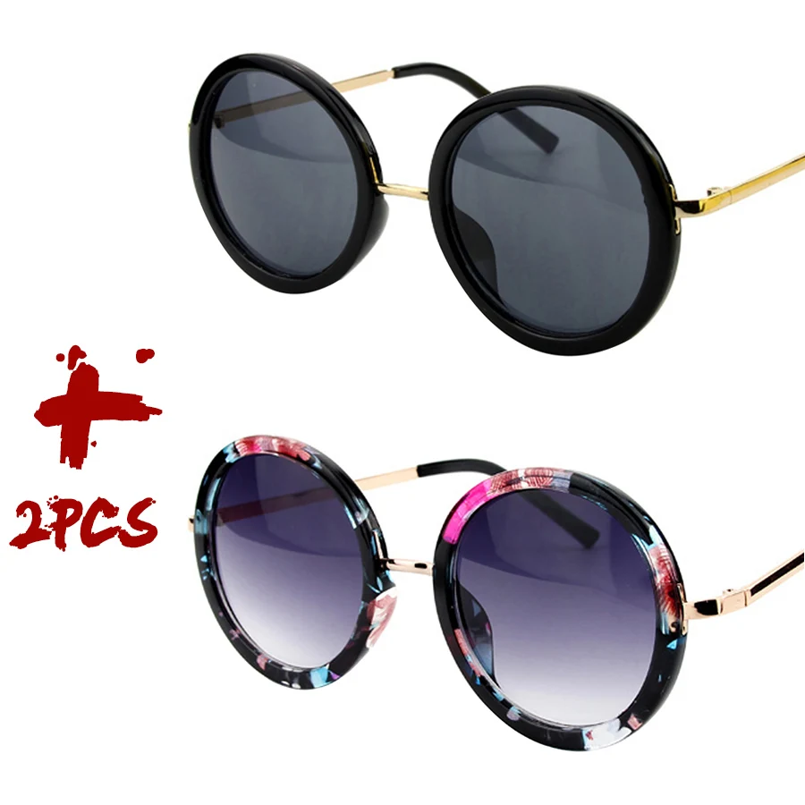 Retro Runde Sonnenbrille Damen Markendesigner Outdoor Reise Fahren Vintage Sonnenbrillen Herren Unisex Mädchen Damen 5 Farben Bestseller – Detail 12