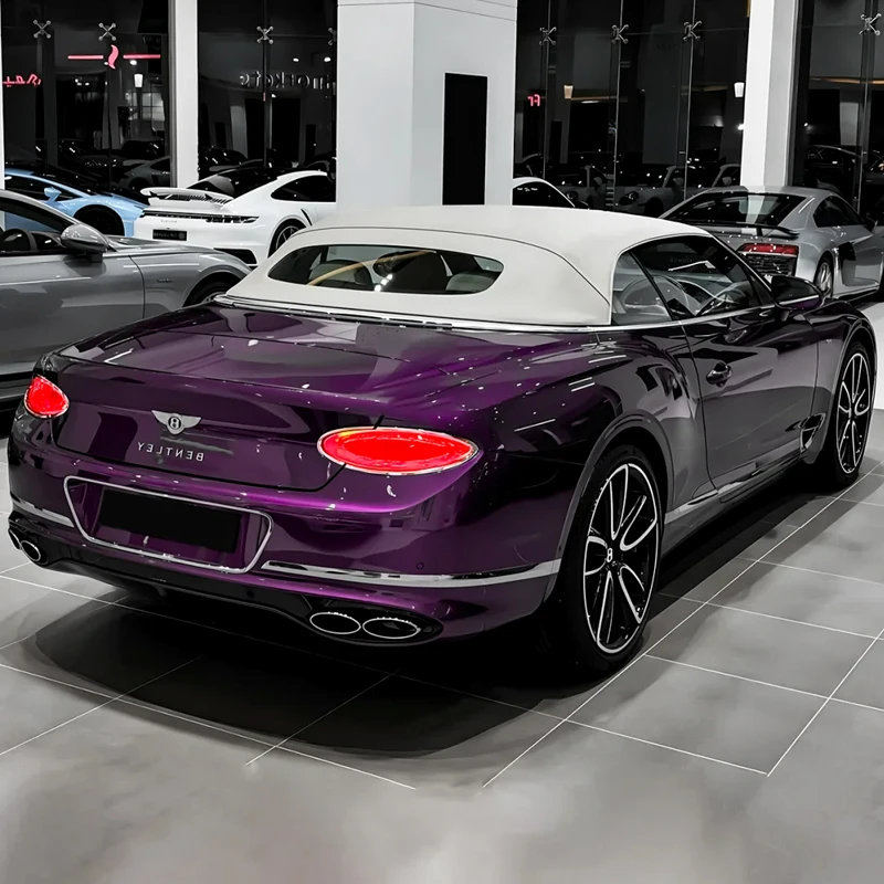 Vinyl Wrap Supplier Purple Chameleon Chrome Car Wrap Vinyl Self Adhesive Bubble Free Air Release Color Shift Film