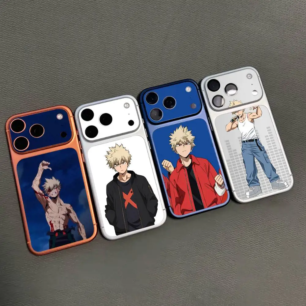 

Katsuki B-Bakugo ANIME HERO For iPhone 17 Pro 17 ProMax rear skin film,anti-scratch lens protector,anti-fingerprint back cover