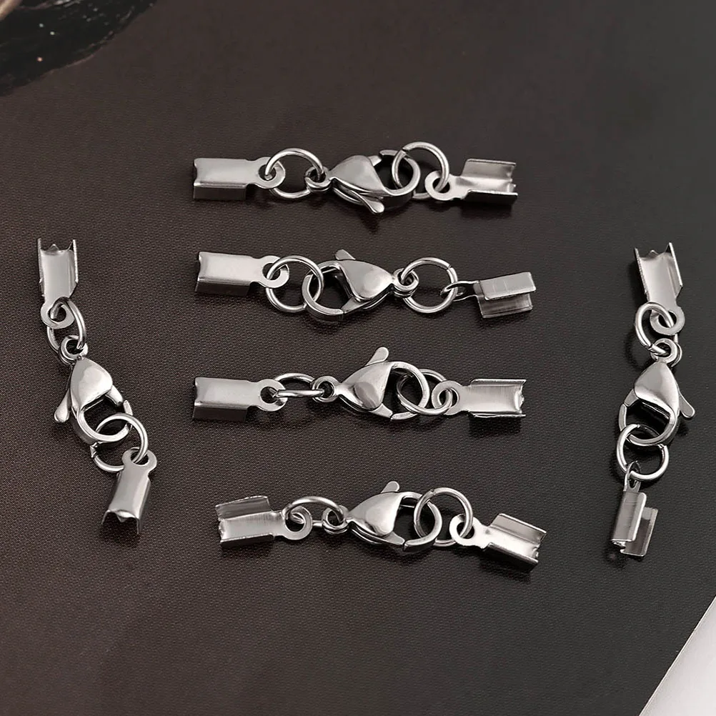 

20pcs Stainless Steel Lobster Clasp Jewelry Connectors Bracelet DIY Accessories Necklace Making Kits Safe Durable Material