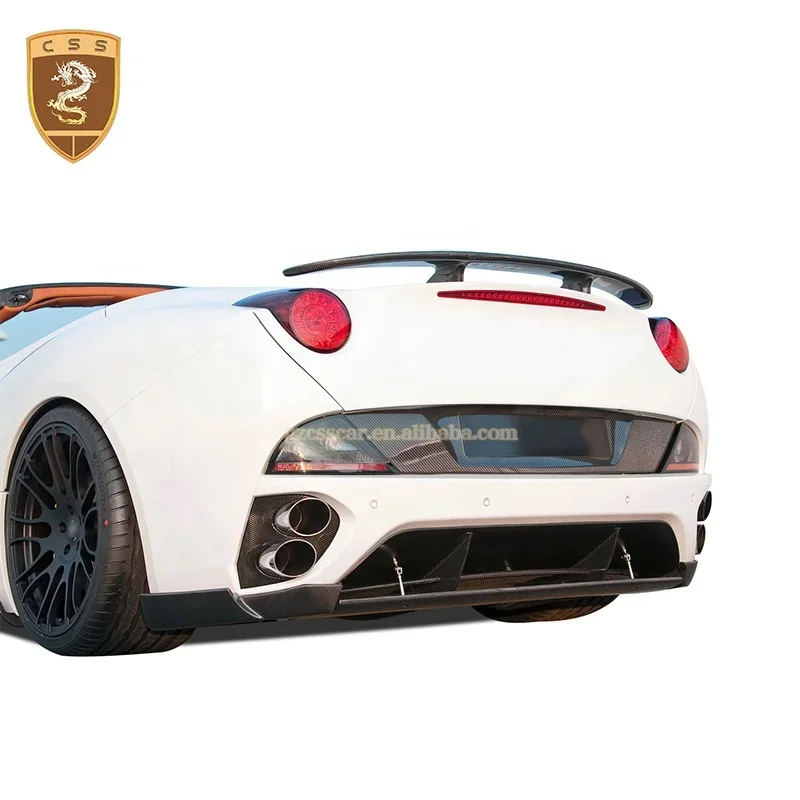 Factory Wholesale HM Style Side Skirt Rear Diffuser Spoiler Lip Body Kit for Ferrari California