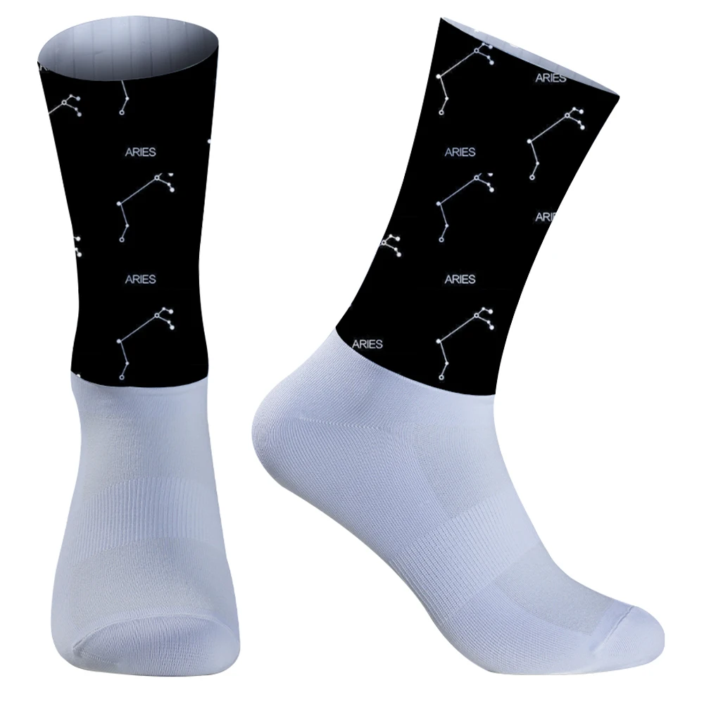 Rutsch feste Socken Sommer neue coole atmungsaktive Pro Cycling Aero Sport Bike Socken