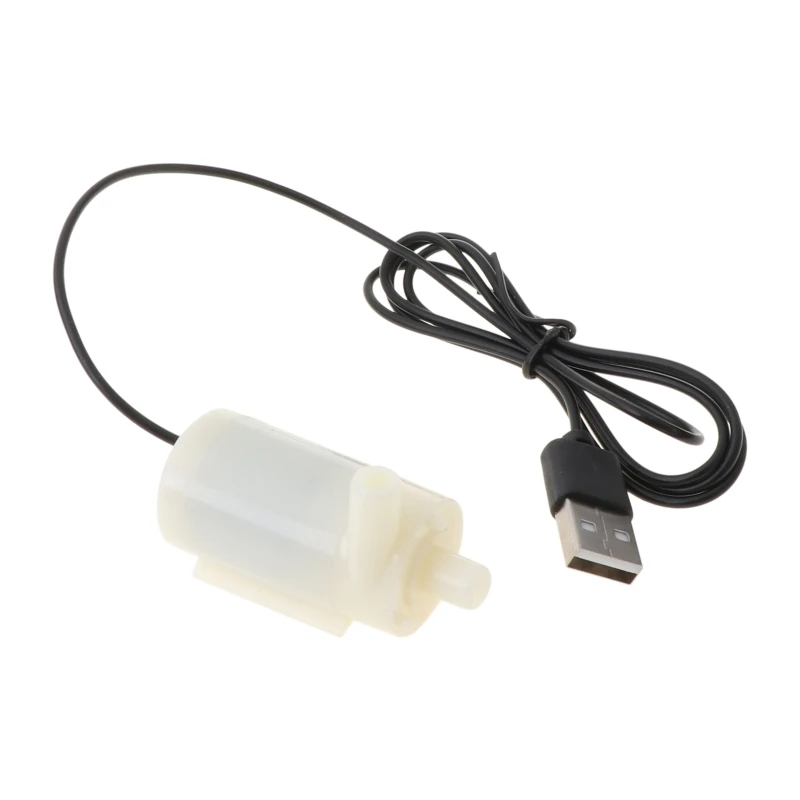 F92B USB Mini Bomba agua motoras con alimentación Fisionarios Aquario Mini Micro Fuente Bomba