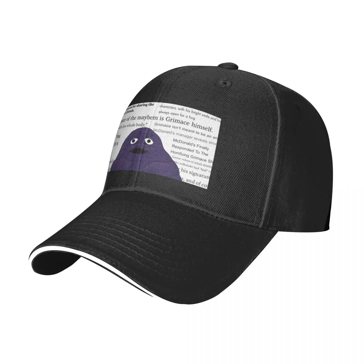 The Legendary Grimace Baseball Cap Beach Trucker Hat Uv Protection Solar Hat Thermal Visor Women's Beach Outlet 2024 Men's