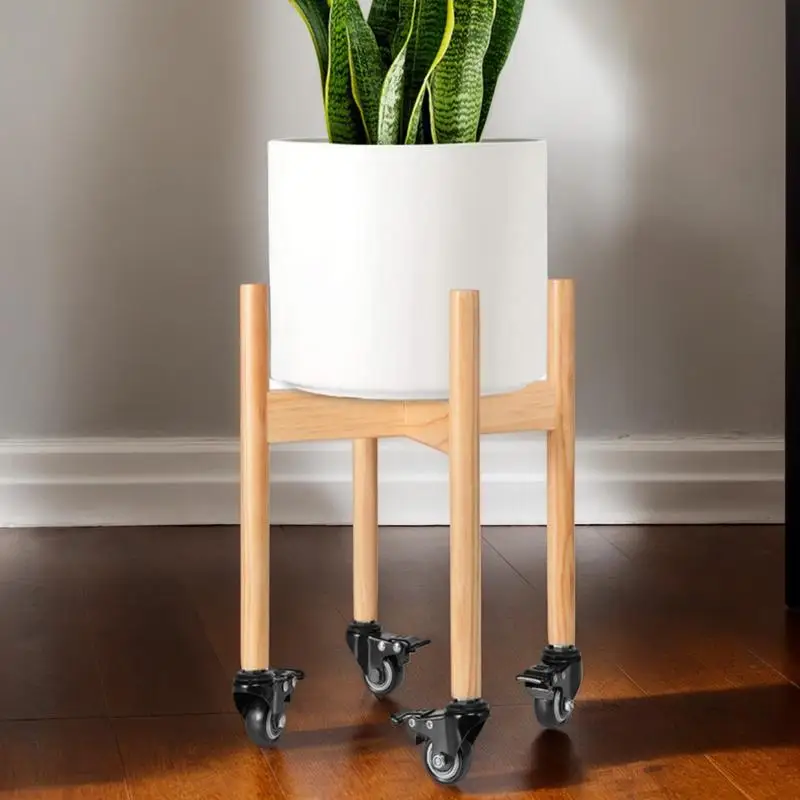 Plant Stand With Wheels Tall Rolling Plant Stand Wheel Plant Stand On Wheels For Heavy Pots Plant Holder Pot Stand For Garden