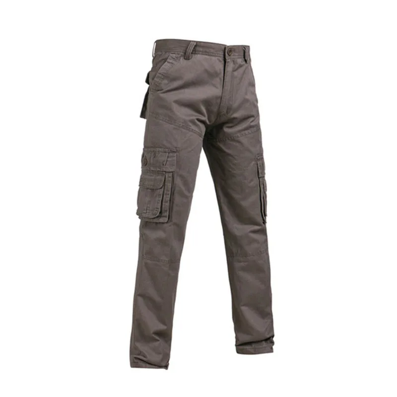 2022 herbst Winter Casual Cargo Hose Große Größe Männer Kleidung Freies Verschiffen Viele Tasche Overalls Reine Baumwolle Hosen